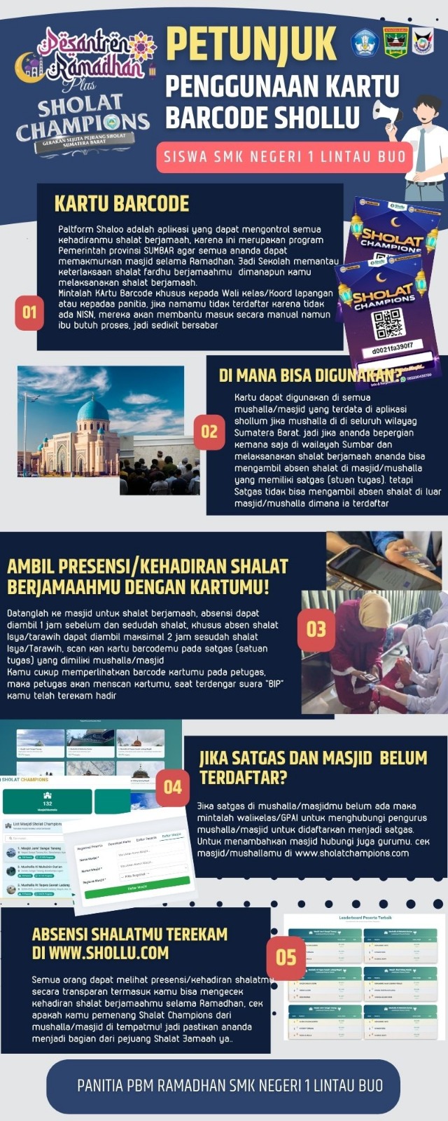 Penggunaan penggunaan kartu barcode