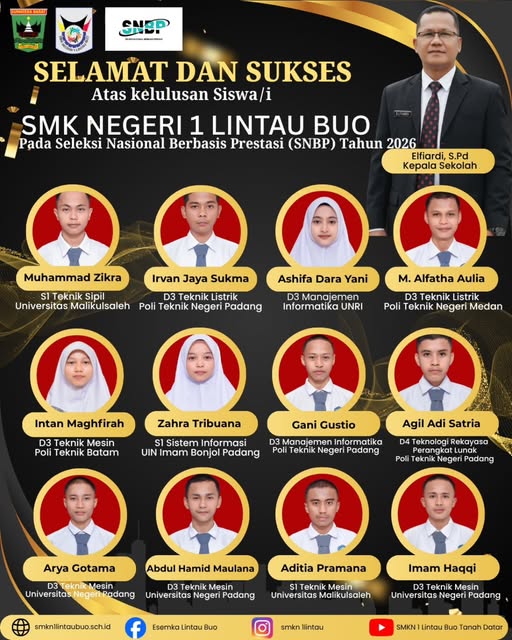 Kelulusan siswa/i kelas XII Jalur SNBP 2026