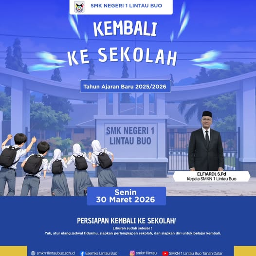 Awal Sekolah Setelah Lebaran Idul Fitri